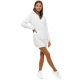 Moteriška balta suknelė su gobtuvu Megan JS/YS10003/1