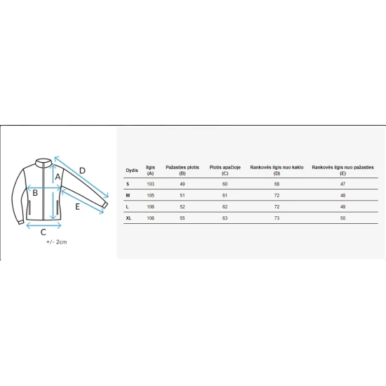 Moteriška dygsniuota striukė Mensi TY3093