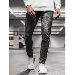 Juodi vyriški džinsai 