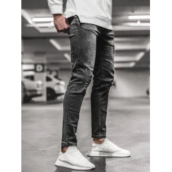 Juodi vyriški džinsai 