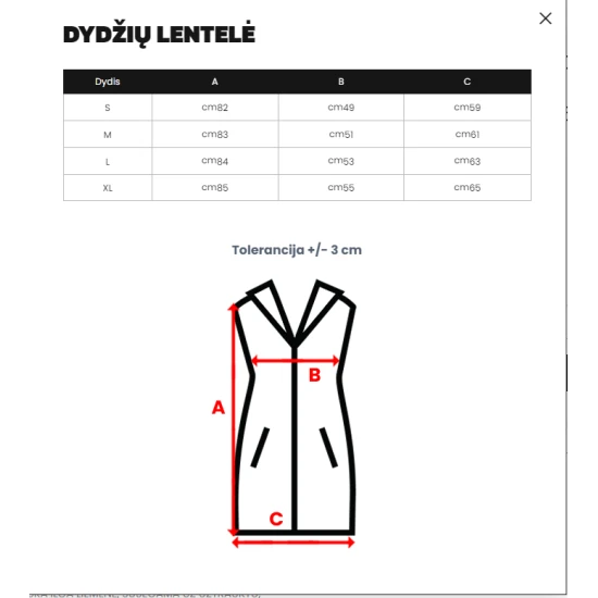 Moteriška dygsniuota liemenė Dona JS/16M9096/392Z