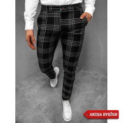 Vyriškos juodos spalvos kelnės Rolin