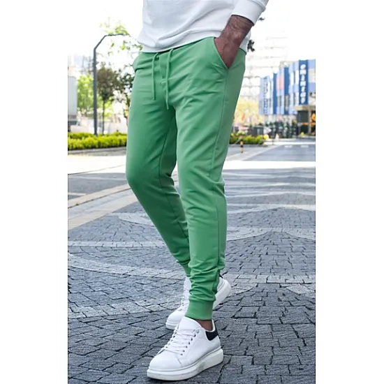 Vyriškos mėtinės laisvalaikio kelnės Max PK4821 Premium