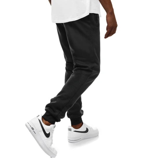 Vyriškos juodos laisvalaikio kelnės Sergo Laisvalaikio kelnės