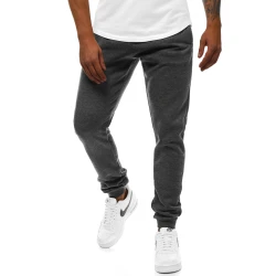 Vyriškos tamsiai pilkos laisvalaikio kelnės Sergo