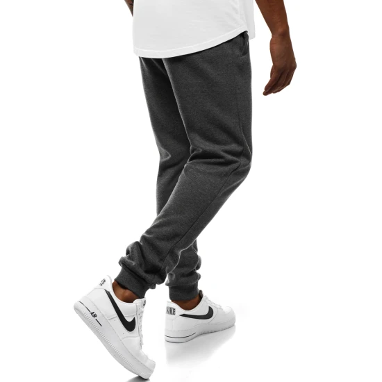 Vyriškos tamsiai pilkos laisvalaikio kelnės Sergo JS/XW01