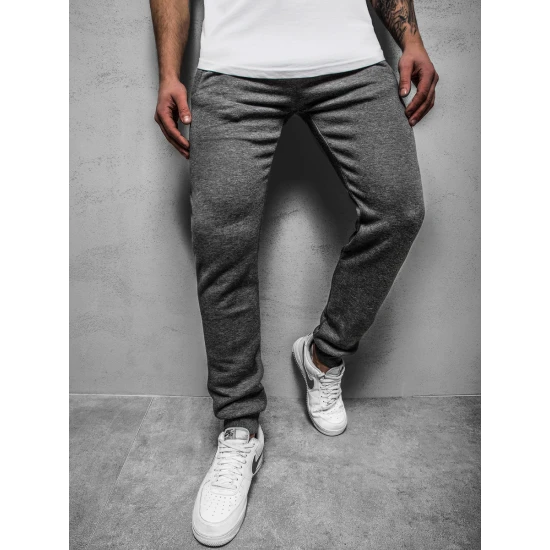 Vyriškos tamsiai pilkos laisvalaikio kelnės Sergo JS/XW01