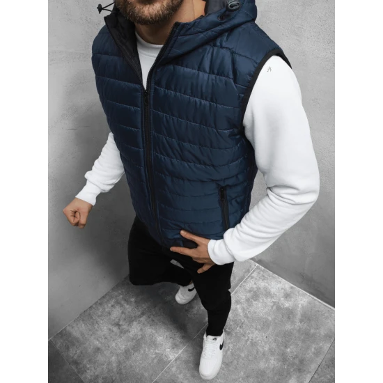 Vyriška tamsiai mėlyna liemenė Minel JS/MY88Z