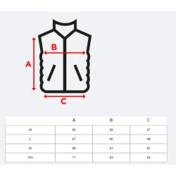 Tamsiai mėlyna liemenė su gobtuvu Naron