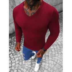 Akcija Bordo vyriškas megztinis Gozil