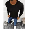 Чёрный мужской свитер Meger