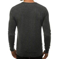 Vyriškas megztukas tamsiai pilkos spalvos Robi