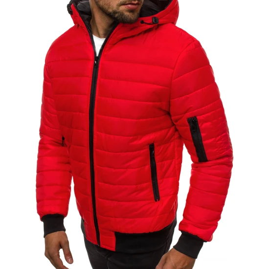 Vyriška pavasarinė - rudeninė striukė raudonos spalvos Nosal JS/MY13