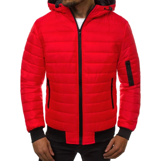 Vyriška pavasarinė - rudeninė striukė raudonos spalvos Nosal JS/MY13