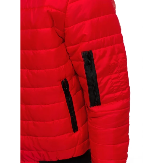 Vyriška pavasarinė - rudeninė striukė raudonos spalvos Nosal JS/MY13