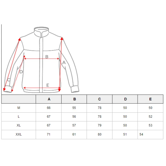 Balta eko odos striukė Viter JS/11Z8068Z
