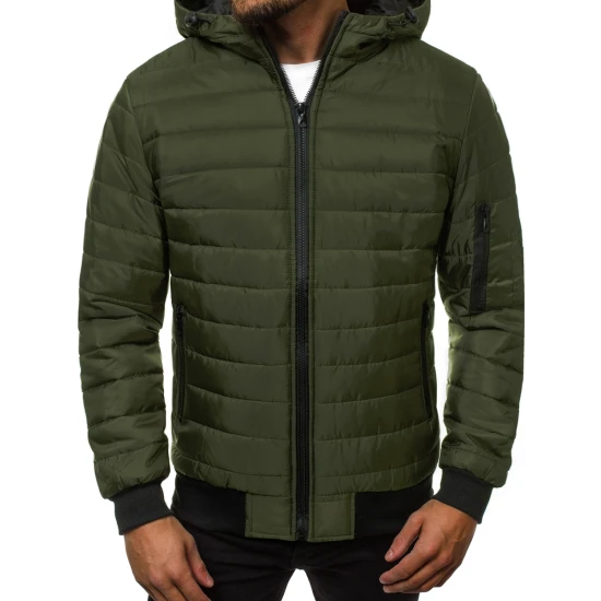 Vyriška pavasarinė - rudeninė striukė žalios spalvos Nosal JS/MY13