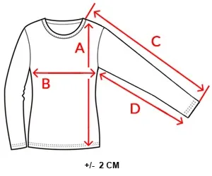 Tabela rozmiarów (cm)