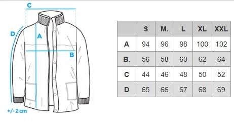 Size chart (cm)