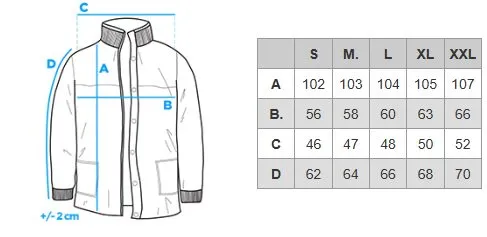 Size chart (cm)