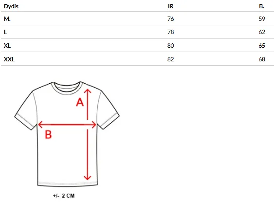 Tabela rozmiarów (cm)