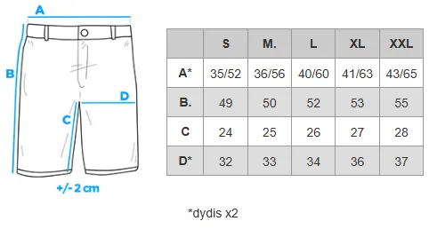 Izmēru tabula (cm)