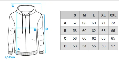 Size chart (cm)