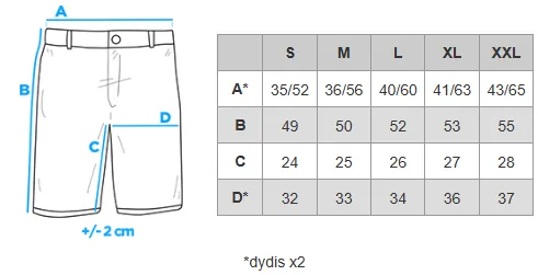 Size chart (cm)